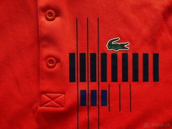 Pánske,kvalitné polo LACOSTE - veľkosť S - 4