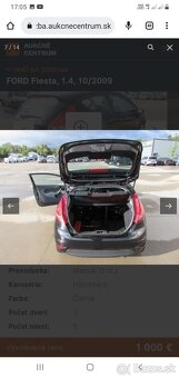 Ford Fiesta 1, 4tdci 50kw rok 2009 3dverovy - 4