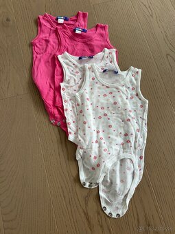 veľký balík letného oblečenia pre dvojičky 74-80 - 4
