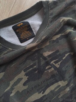 Maskačova mikina Alpha Industries Veľkosť S/M - 4