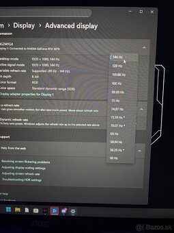 Herny Monitor AOC 24 144hz 1080p - 4