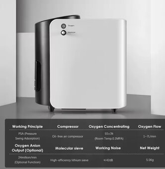 Kyslíkový koncentrátor + OXYMETER ZDARMA - 4