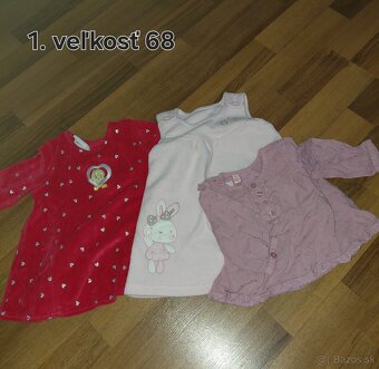 Dievčenské oblečenie od 50-68 - 4