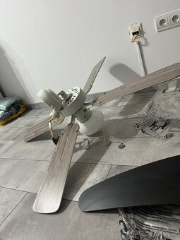 Stropný ventilátor so svietidlom - 4