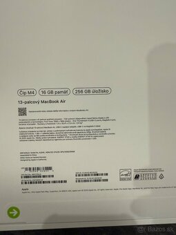 APPLE MACBOOK AIR 13" M4 16GB/256GB MW123SL/A POLNOČNÝ - 4