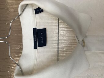 GANT originál white pánske polotricko XL - 4