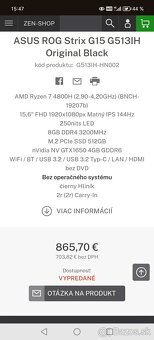 ASUS ROG STRIX G15 512GB - 4
