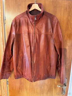 Panska kožena bunda velkost L - 4