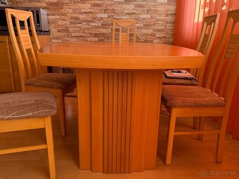 Rozkladaci jedalensky stol so stolickami - 4