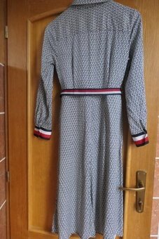 TOMMY HILFIGER MONOGRAM luxusne dlhe damske saty S/M - 4