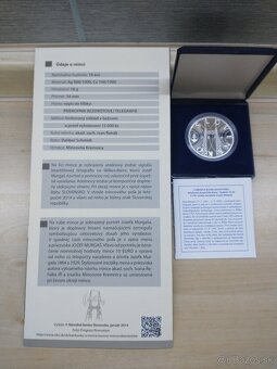 strieborné mince SK proof - 4