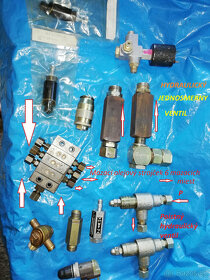 Hydraulický  ventil  poistné, škrtiace, priepustné aj do LKT - 4