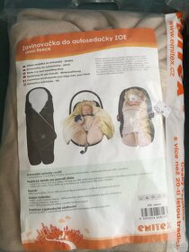 Emitex zavinovačka fleece béžová nová - 4
