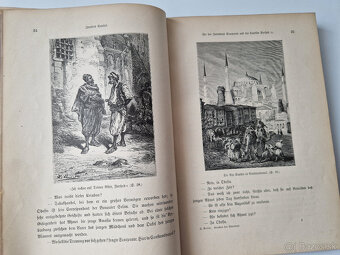 Starožitná německá verneovka Tvrdohlavý Turek 1887 Verne - 4