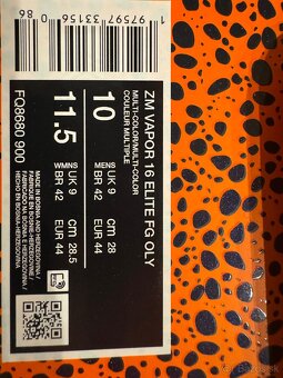 Kopačky Nike ZM Vapor 16 Elite FG Oly - 4