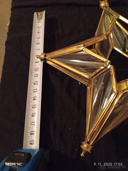 Vianočná hviezda na čajovú sviecku - 4