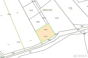 Stavebný pozemok 968m² - Kotrčiná Lúčka - 4
