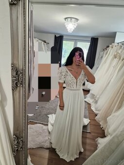 Svadobné šaty top stav - 4