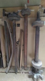 Starý tkací stroj - súčiastky - 4