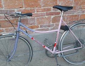 Retro bicykel ružovo-fialový - 4