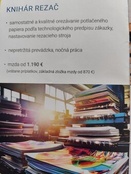 Do polygrafickeho Priemyslu v Bratislave hľadáme nasledoície - 4