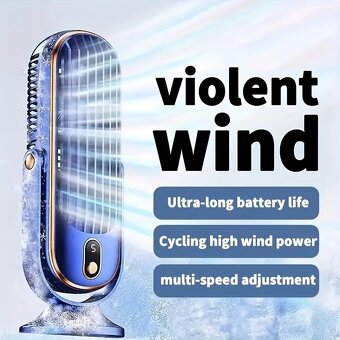 Prenosná klimatizácia / stolový USB chladiaci ventilátor - 4