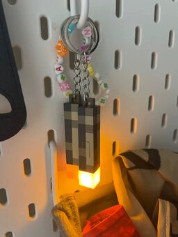 Minecraft kľúčenka so svetlom - 4