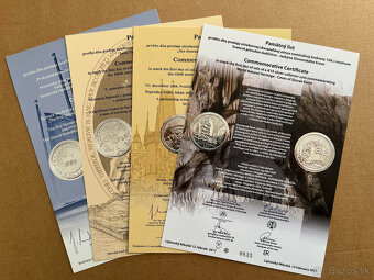 Predám pamätné listy k SK euro minciam - 4