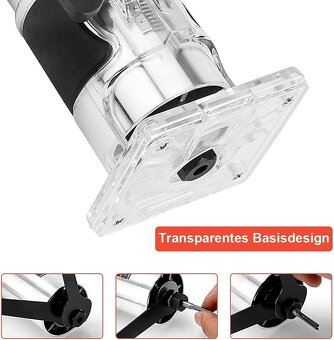 Elektrická ohraňovací frézka 580W - 4