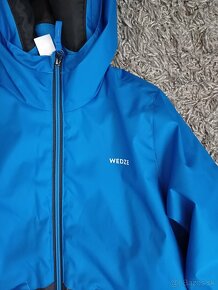 Detská lyžiarska hrejivá a nepremokavá bunda 100 modrá - 4