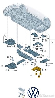 Octavia 3 Golf 7 Leon 3 kryt podvozku Audi A3 8V - 4