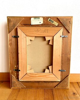 Starý krásný obraz, olejomalba - 4