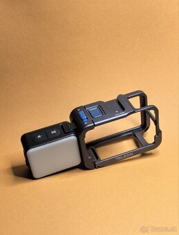 Dji Osmo action 3/4/5 celo kovovy obal + svetlo - 4