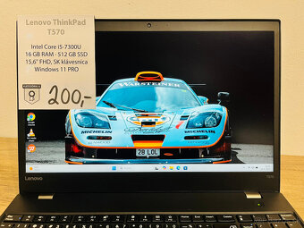 Predám Lenovo Thinkpad T570 16GB RAM/512GB SSD/W11 PRO - 4
