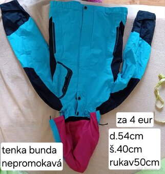 Predám detské tenké jesenné bundy od 5- 10 eur. - 4