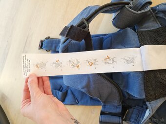 Babybjörn One ergonomické nosítko classic denim blue - 4