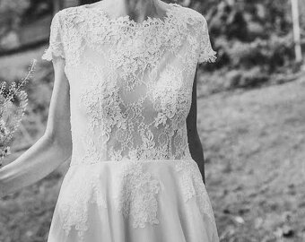 Svadobné vintage/boho/prírodné šaty od Dyona - 4