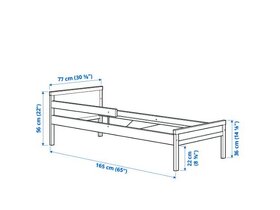 Detska postielka 70x160cm, Sniglar Ikea - 4