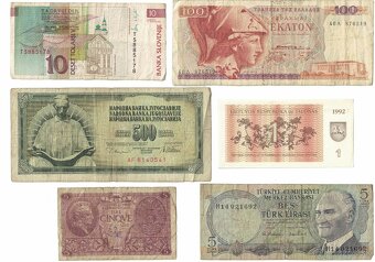Zbierka bankoviek po 2 eura a 3eur - rôzne - 4