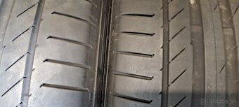 Predám 2ks jazdené letné 235/45r18-94W Continental - 4