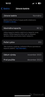 Iphone 15 cierny 256GB - 4