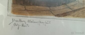 Obrázok kolorovaná perokresba - 4