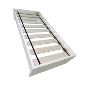Predám jednolôžkovú posteľ 90x200cm BIELA PEVNA KVALITNA NEW - 4