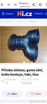 Guma sania+príruba sania - 4