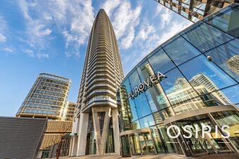 Klimatizovaný 2 izbový byt s terasou v Eurovea Tower, 1x par - 4