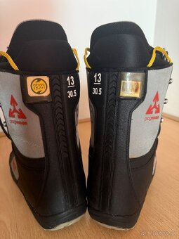 Snowboard + topánky - 4