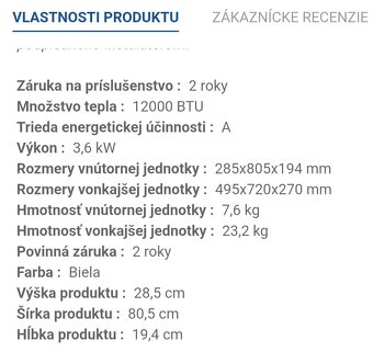 Nástenná klimatizácia - 4