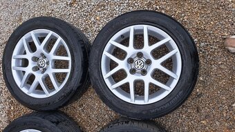 Original kolesa vw golf 4 5x100R16, 205/55R16 - 4