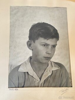 Portrét Fotky Retro 1958 Porubský Vianoce Trenčín Foto - 4