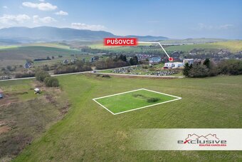 POZEMOK-1057m2,PUŠOVCE okr.PREŠOV,OBECNÁ CESTA A IS V PRÍPRA - 4